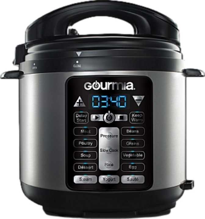 Gourmia GPC419 SmartPot Electric Digital Multi-function Pressure Cooker