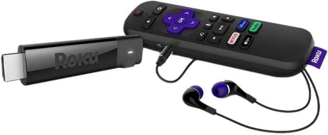 Roku Streaming Stick Plus Headphone Edition